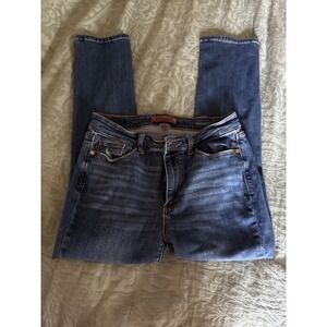 Judy Blue Denim Skinny Jeans Dark Wash Comfort Stretch Womens